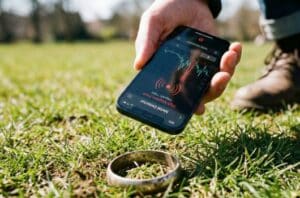 Metal detector app