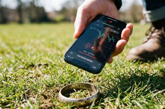 Metal detector app