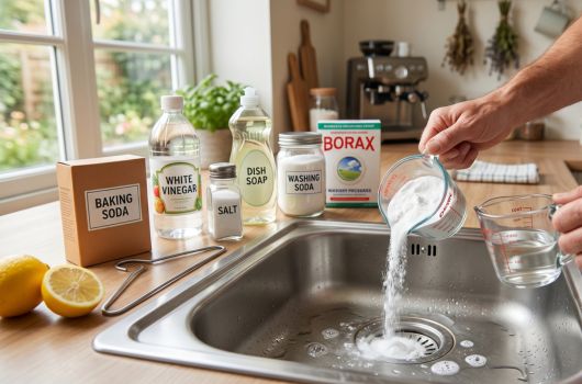 homemade recipe to unclog sink