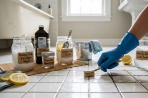 homemade grout cleaner