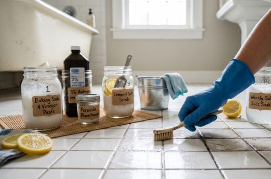 homemade grout cleaner