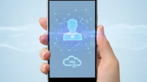 Assistente de inteligência artificial de graça no celular