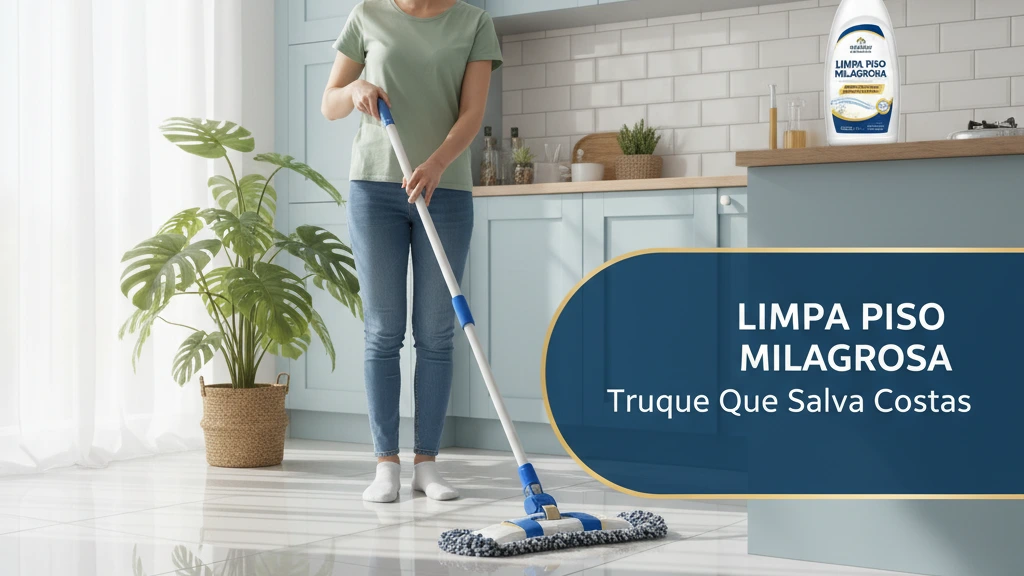 Limpa Piso Milagrosa: Truque Que Salva Costas