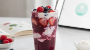 Smoothie de Frutas Vermelhas e Iogurte Contra Envelhecimento