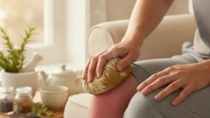 Compressas e chás caseiros para dor no joelho