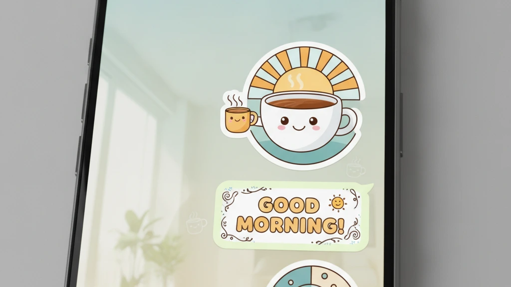 Envie figurinhas de bom dia personalizadas no WhatsApp