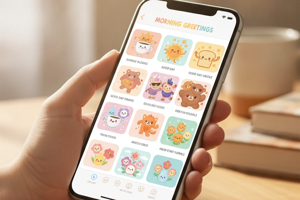 Figurinhas animadas de bom dia: dicas para usar no WhatsApp