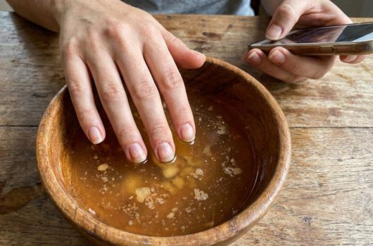 receita caseira para unhas quebradiças