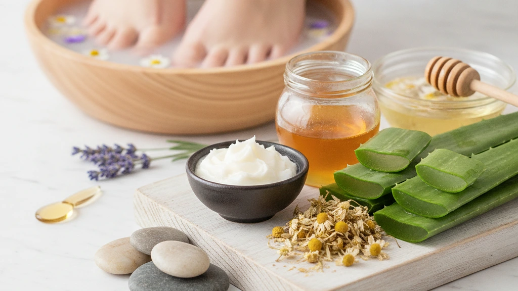 Ingredientes Naturais que Hidratam e Cicatrizam Rachaduras nos Pés