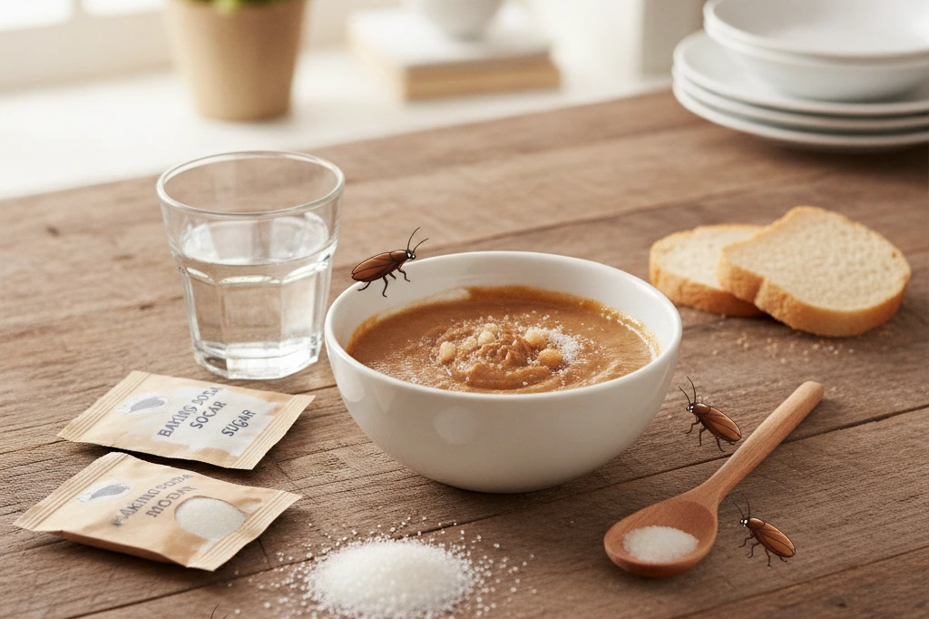 Veneno caseiro para baratas com ingredientes simples